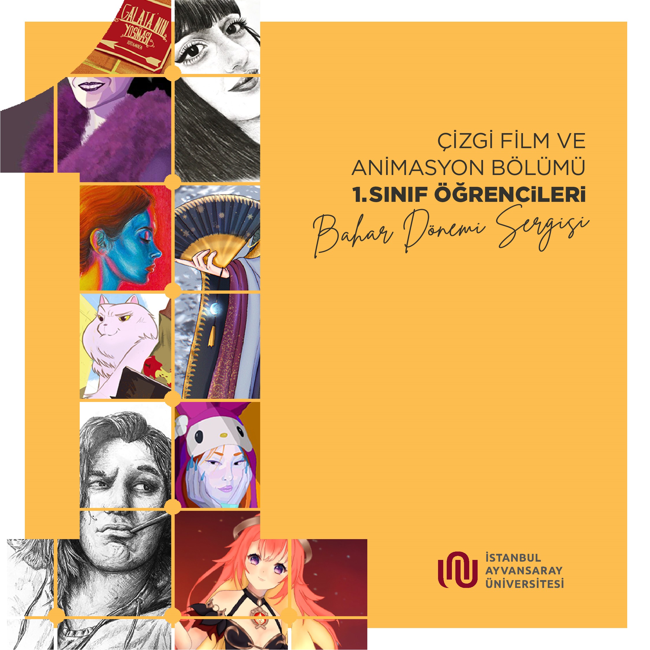 Çizgi Film ve Animasyon Bölümü 1. Sınıf Öğrencileri Bahar Dönemi Online Sergisi İstanbul Topkapı Üniversitesi